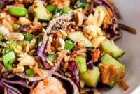 Crispy Rice Salad with Thai Peanut Dressing Recipe
