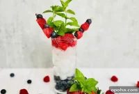 Patriotic Red, White & Blueberry Mojito Recipe