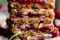Chewy Cherry Pie Bars with Buttery Crust Recipe
