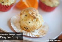 Cranberry Orange Muffins Made with Silk Soy Milk