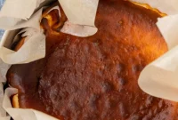 Basque Cheesecake with Greek Yogurt: Creamy Burnt-Surface Recipe