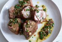 Grilled Pork Tenderloin with Fresh Chimichurri Sauce