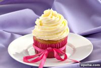 Vanilla Cupcakes with Jasmine-Infused Buttercream Frosting