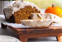 Pumpkin Spice Quick Bread with Maple Cream Cheese Frosting
