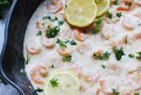 Creamy Lemon Shrimp Sauce for Paleo & Whole30 Summers
