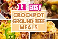 11 Weeknight Crockpot Ground Beef Recipes for Busy Cooks