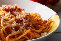 Spaghetti with Ground Beef and Rich Ragu Sauce Recipe