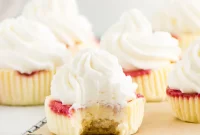 Strawberry Cheesecake Cupcakes Recipe — Creamy Strawberry Swirl