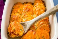 Creamy Sweet Potato Au Gratin Recipe for Holiday Sides