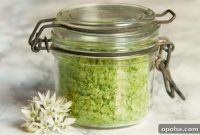 Wild Garlic Salt: Flavorful Herb Seasoning for Cooking & Grilling