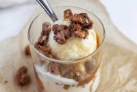 Whiskey Coffee Caramel Sundae (Gluten-Free Dessert)
