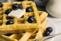 Gluten-Free Lemon Poppy Seed Waffles Recipe