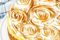 Lemon Meringue Cheesecake Recipe with Creamy Citrus Filling