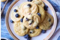 Soft Chewy Lemon Blueberry Cookies Recipe for Perfect Texture