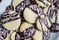 Dark Chocolate Peppermint Sugar Cookies Recipe for Holiday Baking