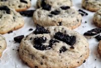 Double Chocolate Cookies with Cookies and Cream Filling