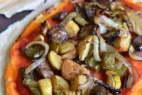 Roasted Vegetable Pizza Recipe with Crispy Crust