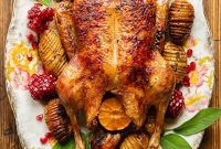 Roasted Duck with Port and Cranberry Sauce Recipe