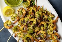 Pesto Grilled Shrimp Skewers Recipe for Summer BBQ