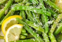 Garlic Parmesan Roasted Green Beans: Crispy Sautéed Side Dish