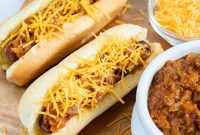 Loaded Chili Cheese Hot Dogs Recipe with Homemade Chili