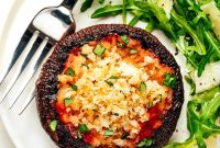 Crispy Portobello Parmesan: Oven-Baked Mushroom Cutlets