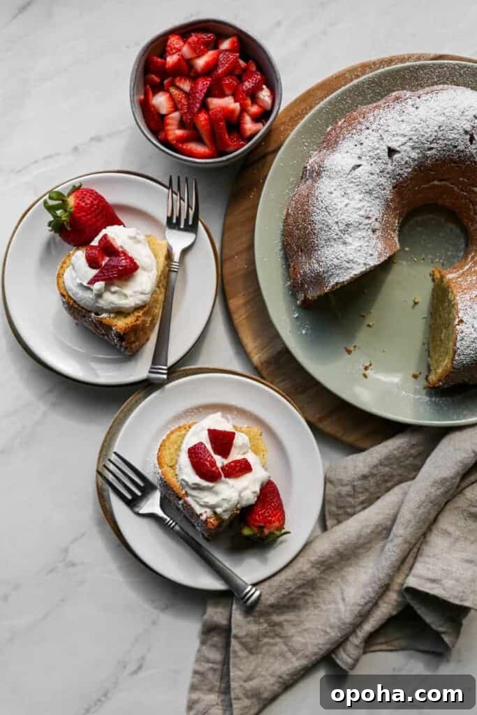 June 4, 2021 Favorites: Top Picks and Must-Haves 5 This easy gluten free cream cheese pound cake is a favorite thing with fresh seasonal strawberries