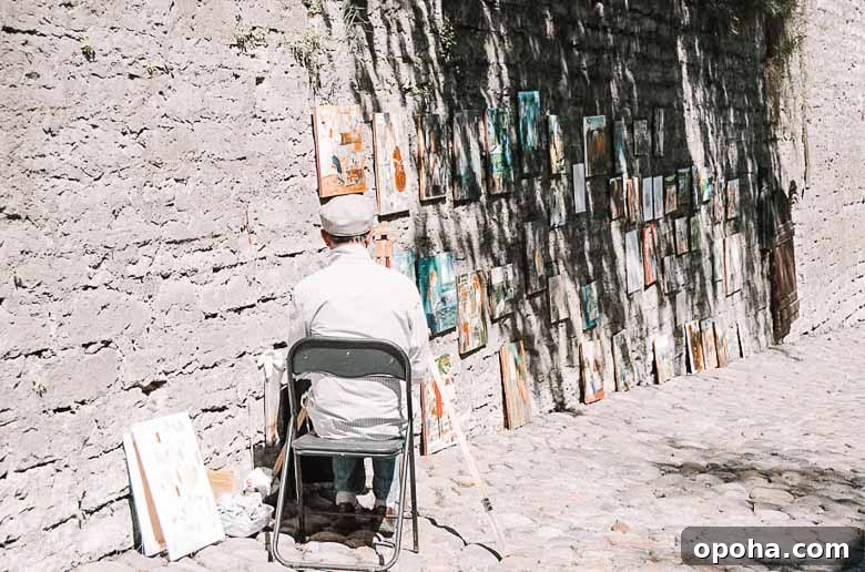 Painter Old Town Tallinn Estonia | Umami Girl 780