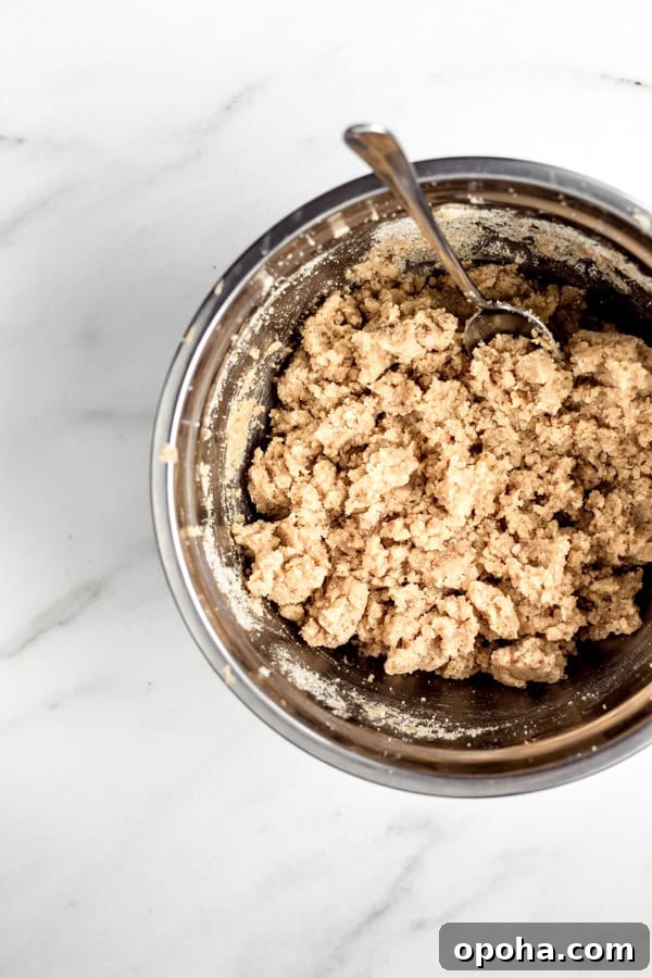 Tahini Blondies (Paleo, Gluten-Free Tahini Brownies) 6 a mixing bowl with paleo tahini blondie batter