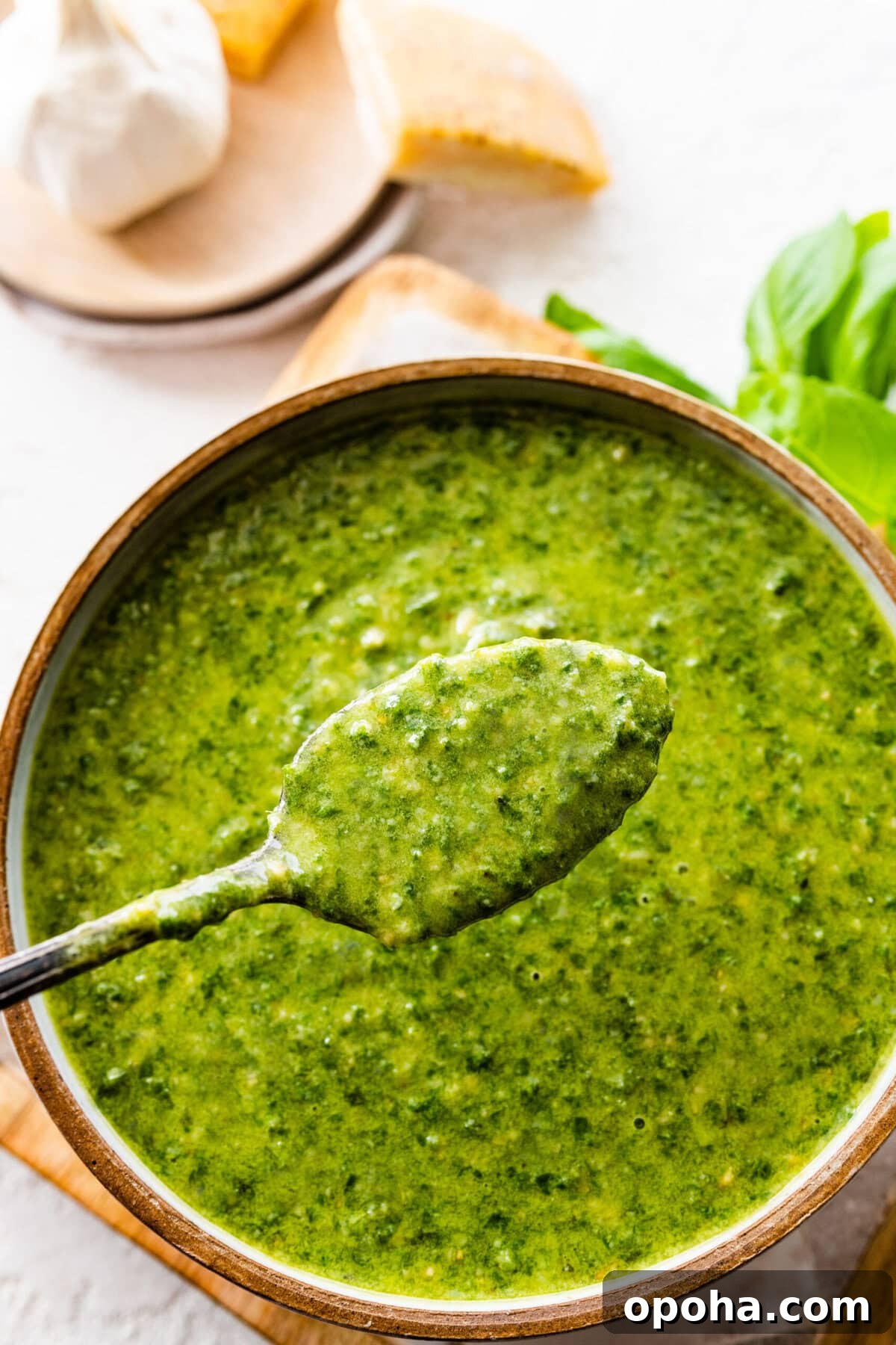 Oven-Baked Salmon with Fresh Basil Pesto 7 spoonful of pesto