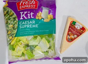 Mini Parmesan Caesar Salad Cups: Crispy Baked Appetizer 3 caesar salad kit with parmesan cheese