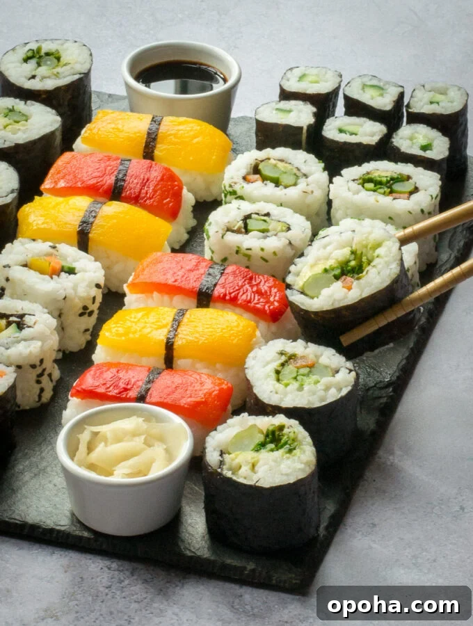 vegan sushi