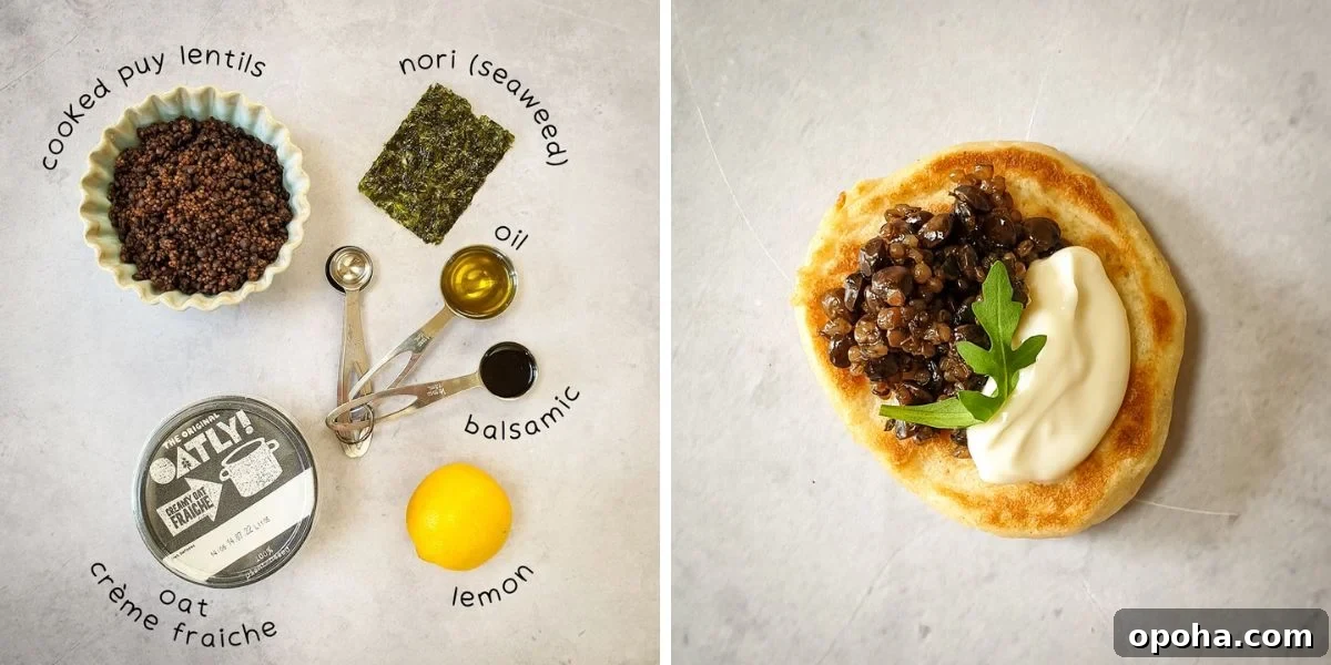 lentil vegan caviar