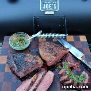 Smoked Picanha with Spicy Chimichurri Sauce 6 Smoked Picanha with Spicy Smoked Chimichurri