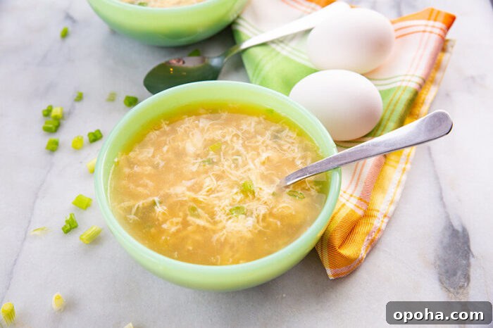 Classic Egg Drop Soup Recipe: Quick Homemade Chinese Comfort Soup 2 Simple Egg Drop Soup