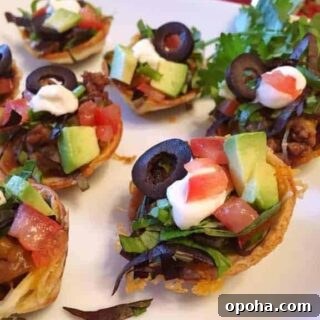 Finished Mini Tostada Bites