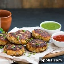 120+ Delicious Vegetarian Diwali Recipes to Try This Year 31 tikkis served with chutney