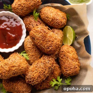 120+ Delicious Vegetarian Diwali Recipes to Try This Year 40 Veg Cutlets served in a blue bowl