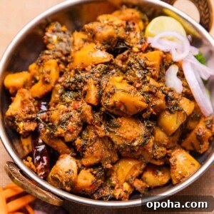 120+ Delicious Vegetarian Diwali Recipes to Try This Year 48 dhaba style aloo palak