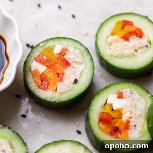 120+ Delicious Vegetarian Diwali Recipes to Try This Year 9 cucumber sushi image