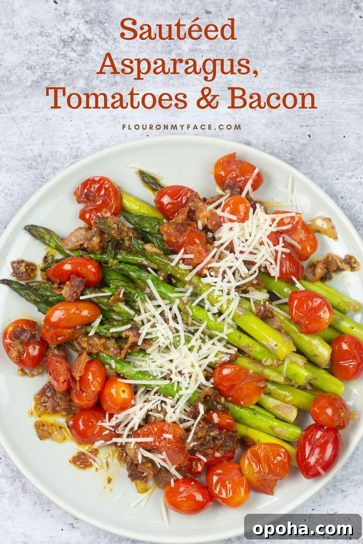 Sautéed Asparagus, Tomatoes & Bacon Skillet Recipe 3 How to make sautéed asparagus, tomatoes and bacon.