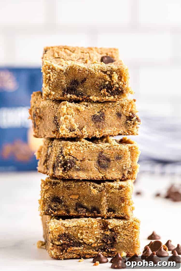 Keto Pumpkin Chocolate Chip Cookie Recipe for Fall Treats 12 stack of keto peanut butter chocolate chip cookies