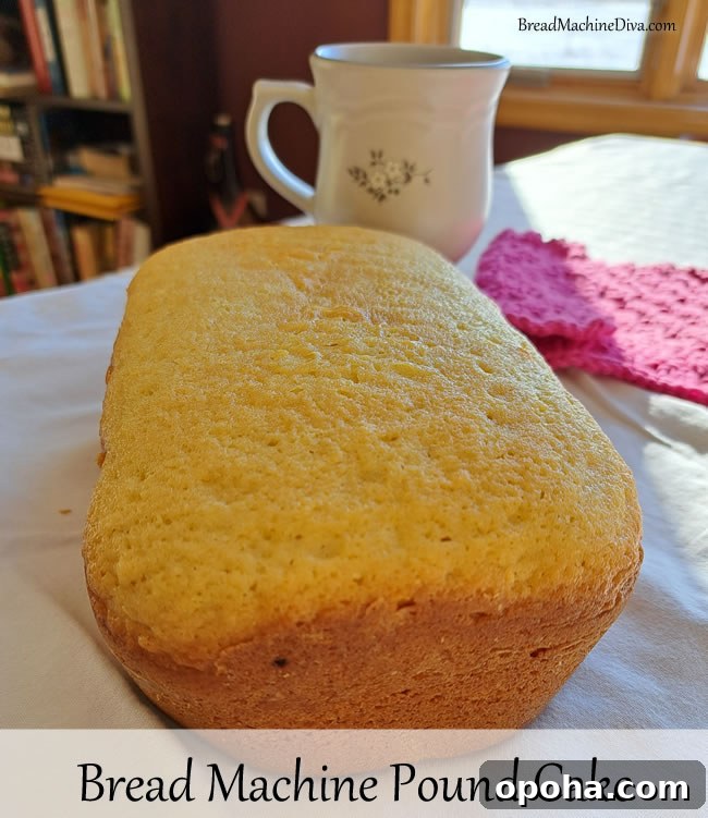 Bread Machine Pound Cake