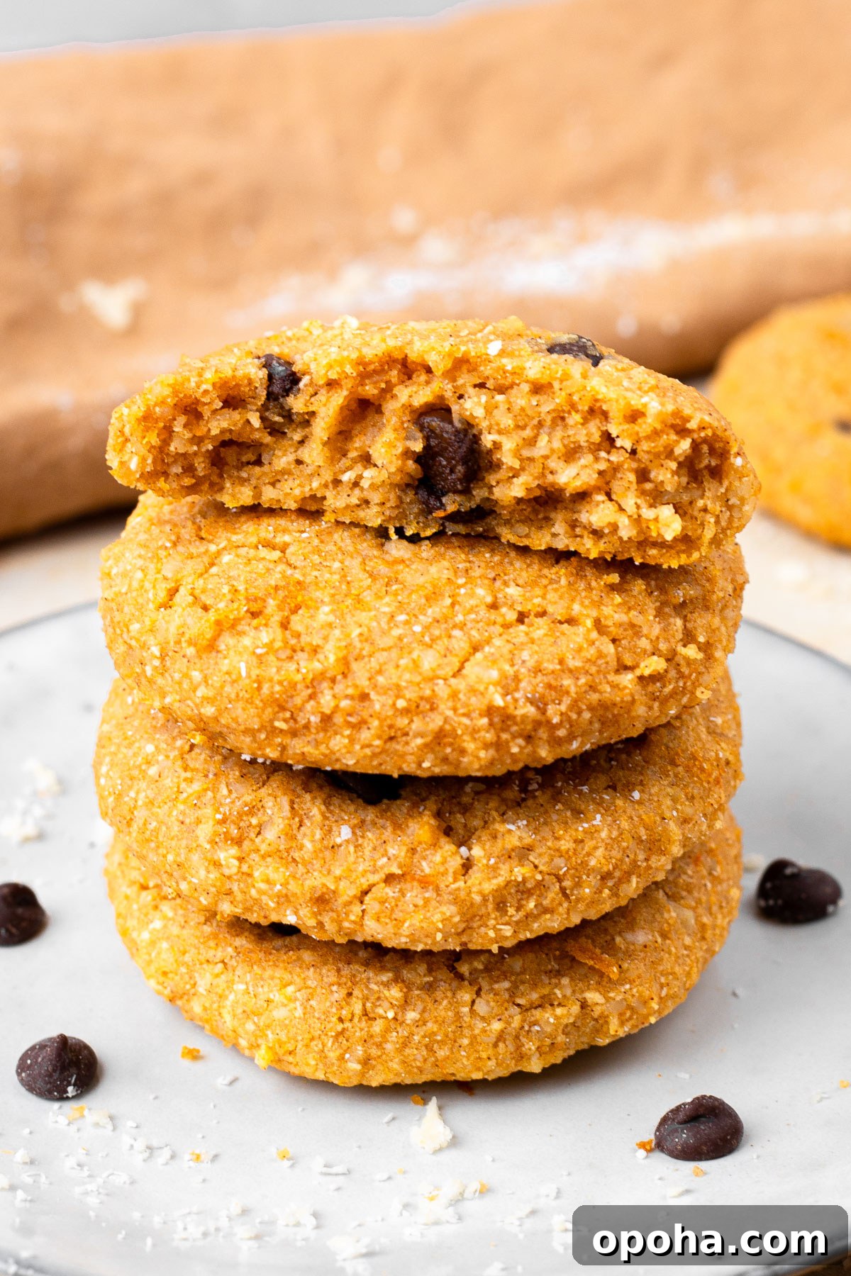 27 Fall Snack Ideas Kids Will Love 13 pumpkin almond cookies