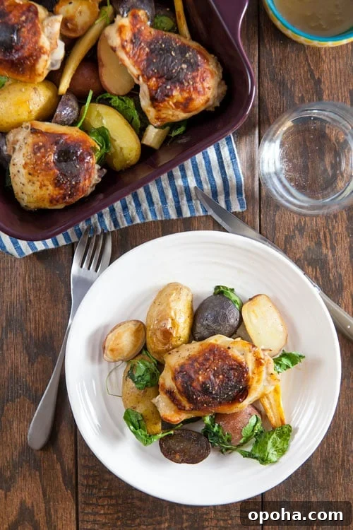 30+ Sheet Pan Dinners for Busy Weeknights: Quick Family Meals 3 Sheet Pan Honey Mustard Chicken Thighs with Parsnips and Crispy Kale