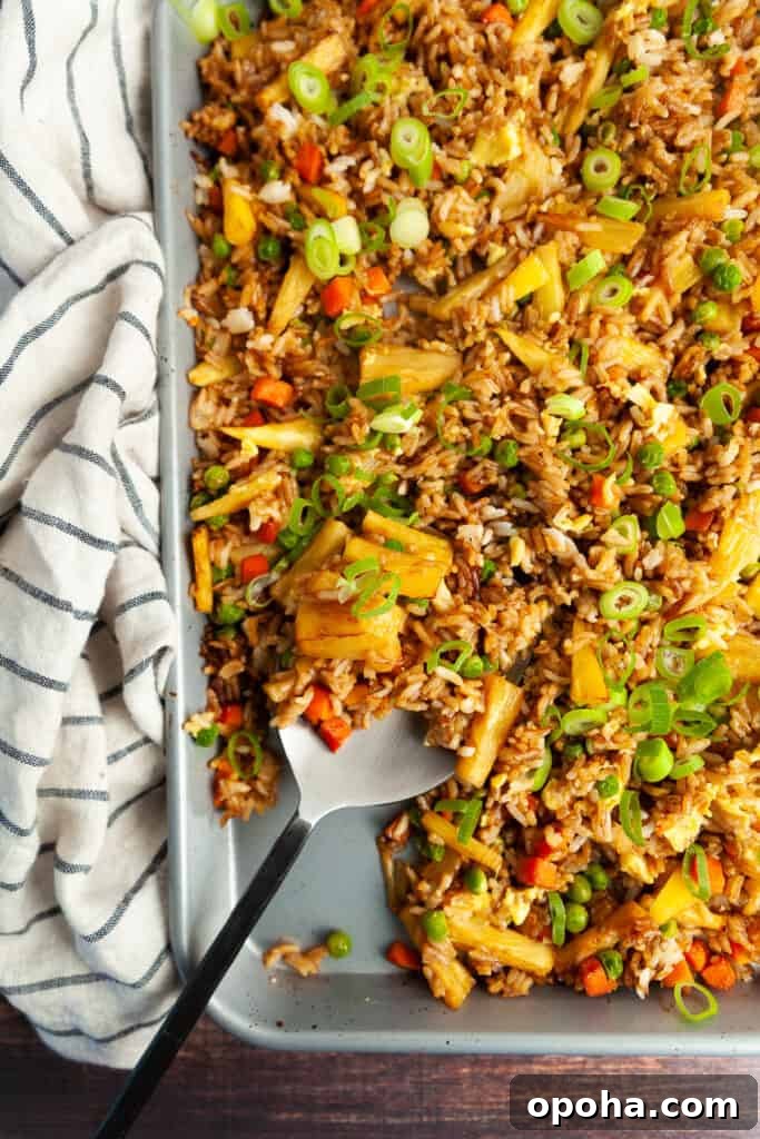 30+ Sheet Pan Dinners for Busy Weeknights: Quick Family Meals 30 Sheet pan fired rice.