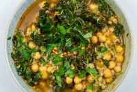 Spanish Chickpea and Kale Rice Soup — Hearty One-Pot Recipe