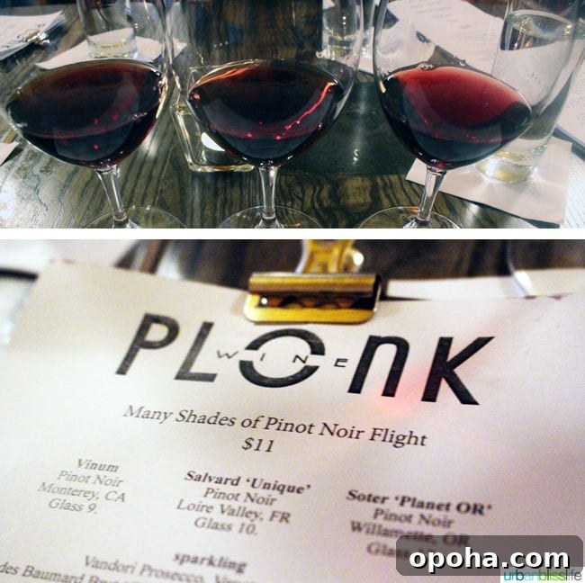 Top Restaurants and Where to Eat in Missoula, Montana 25 wine flight at PLONK restaurant in Missoula
