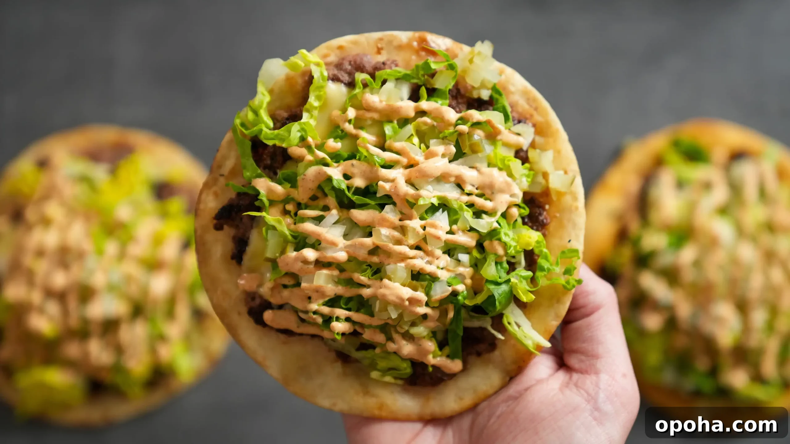 Smash Burger Tacos