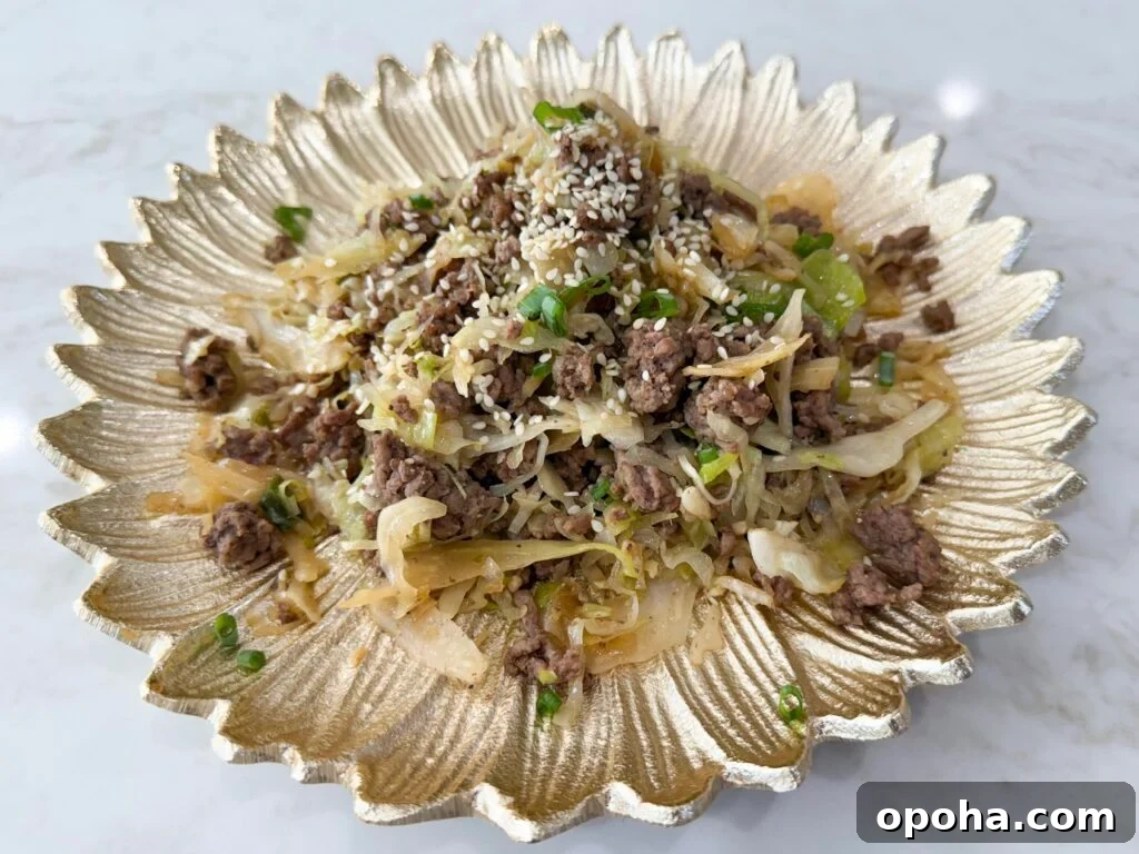 easy Egg roll in a bowl